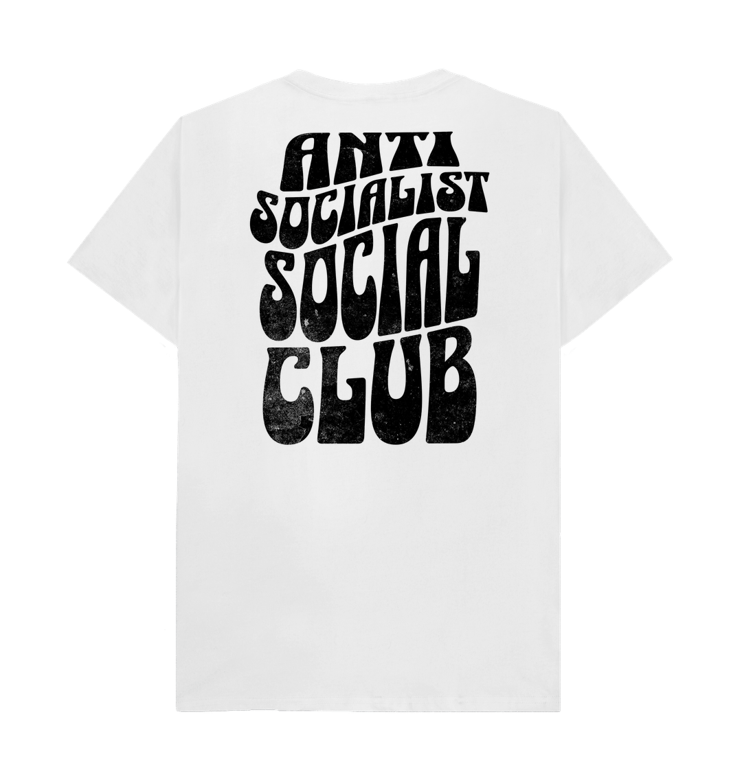 Anti Socialist Social Club 100% Organic Cotton T-Shirt (Design on Front & Back)