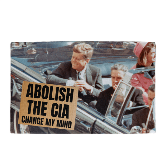 JFK Assassination Meme Abolish The CIA Change My Mind Doormat
