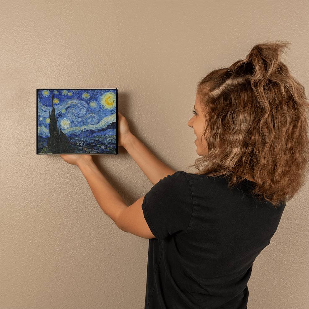 Starry Night Canvas Wall Art Vincent Van Gogh Famous Painting Decor Artwork