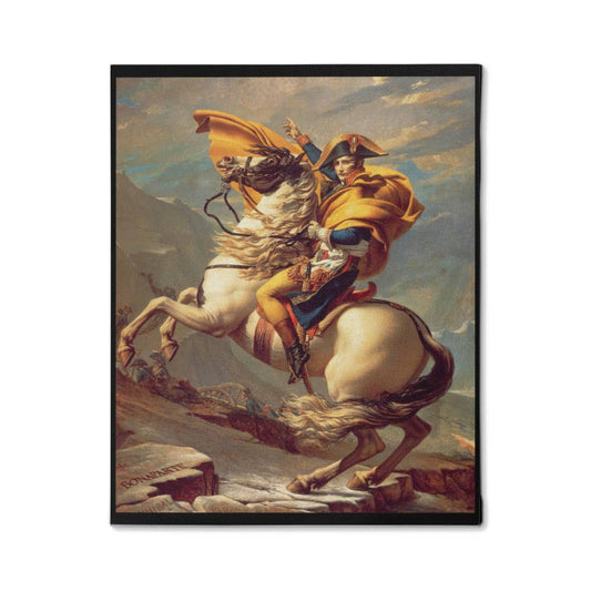 Napoleon Crossing the Alps Canvas Wall Art Famous Painting by Jacques-Louis David Artwork Decor