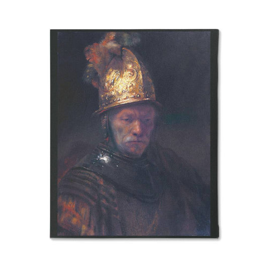 Rembrandt The Man with the Golden Helmet Canvas Wall Art Famous Painting Decor