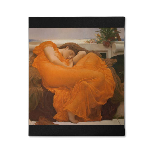 Flaming June Canvas Wall Art Frederic Leighton Famous Painting Artwork Decor