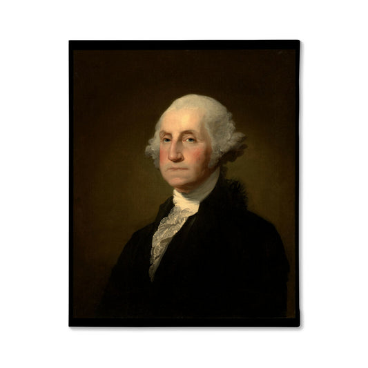 George Washington Canvas Wall Art Presidential Portrait Patriotic Decor