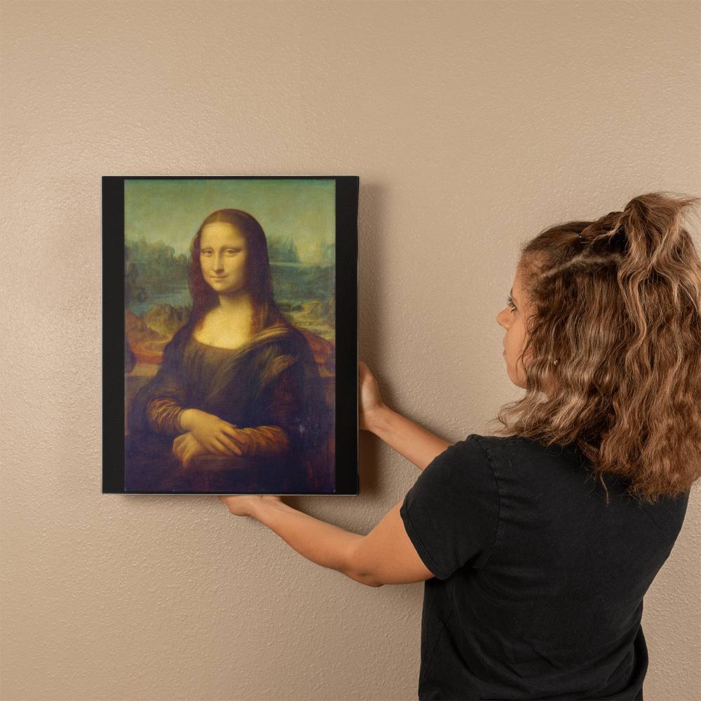 Mona Lisa Canvas Wall Art Leonardo da Vinci Famous Painting Decor