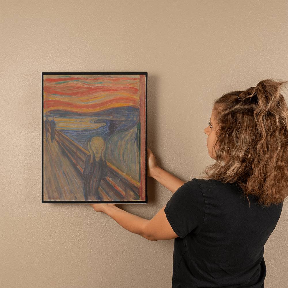 The Scream Canvas Wall Art Edvard Munch Famous Painting Decor