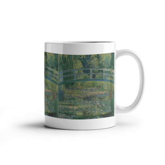 Monet Water Lily Pond Coffee Mug (11 oz) Famous Painting Artwork Cup