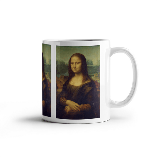 Mona Lisa Coffee Mug (11 oz) Leonardo da Vinci Famous Painting Cup