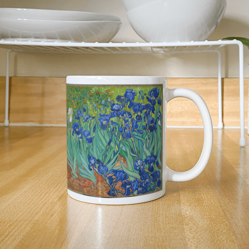 Vincent Van Gogh Irises Coffee Mug (11 oz)