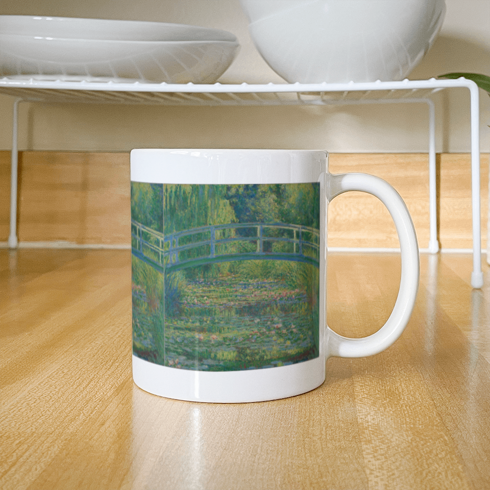 Monet Water Lily Pond Coffee Mug (11 oz) Famous Painting Artwork Cup