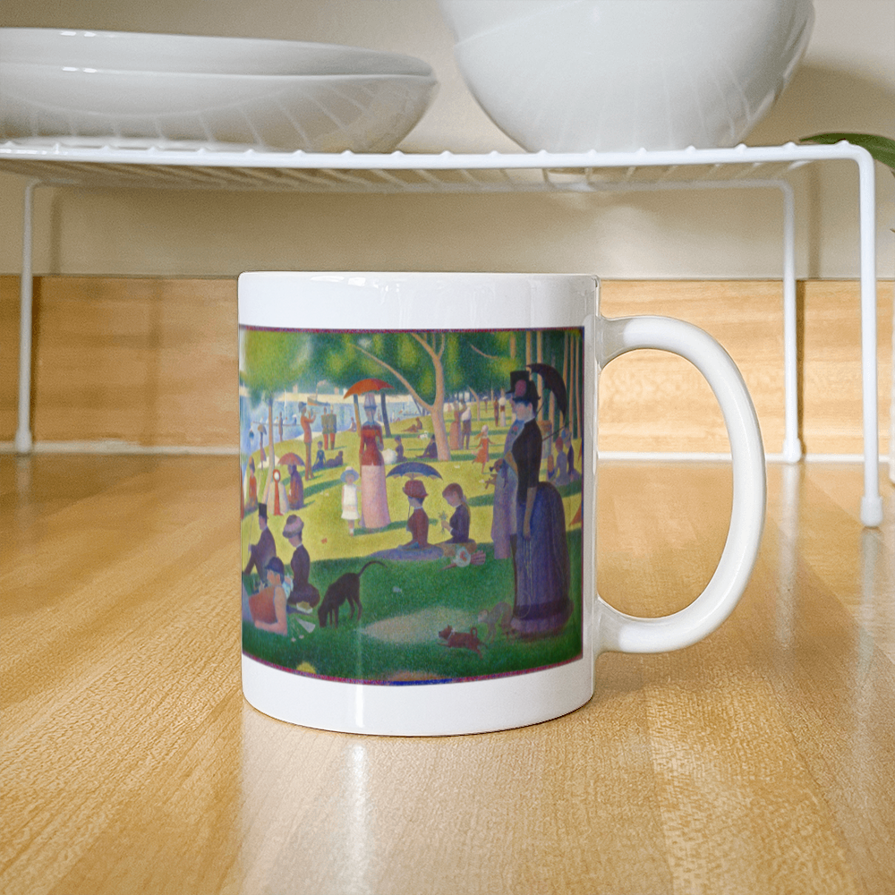 Georges Seurat Coffee Mug (11 oz) A Sunday Afternoon on the Island of La Grande Jatte Famous Painting Mugs for Art Lovers