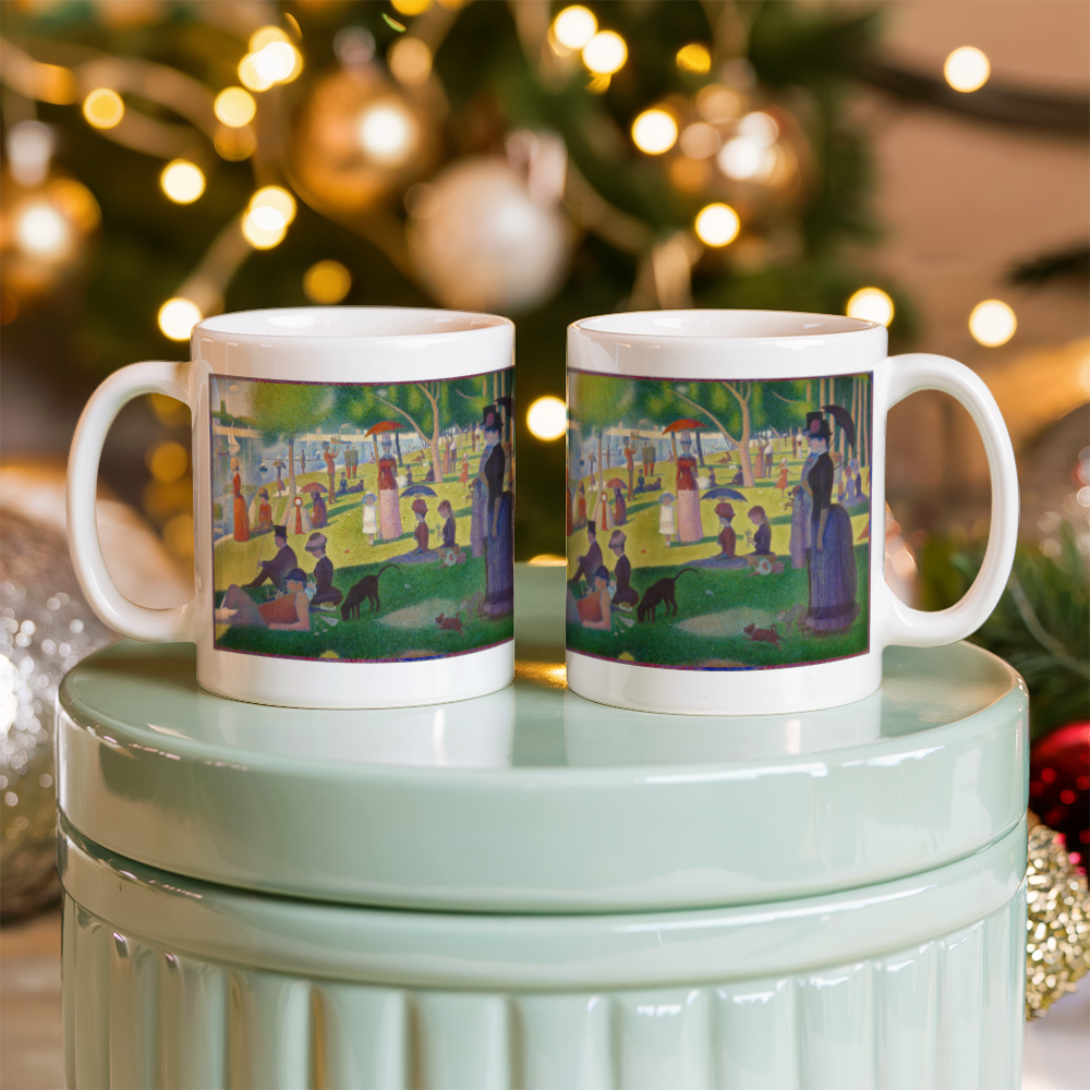 Georges Seurat Coffee Mug (11 oz) A Sunday Afternoon on the Island of La Grande Jatte Famous Painting Mugs for Art Lovers