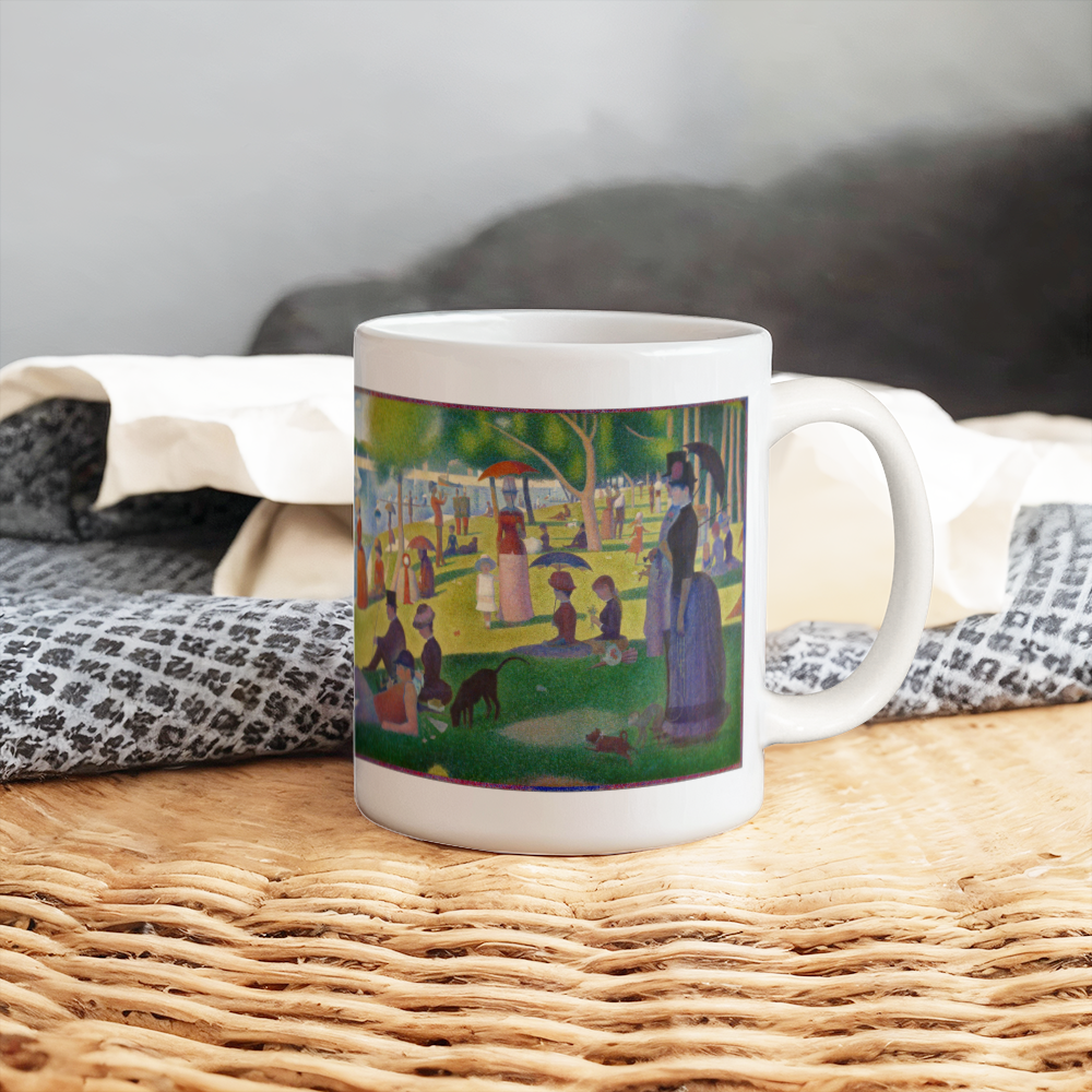 Georges Seurat Coffee Mug (11 oz) A Sunday Afternoon on the Island of La Grande Jatte Famous Painting Mugs for Art Lovers