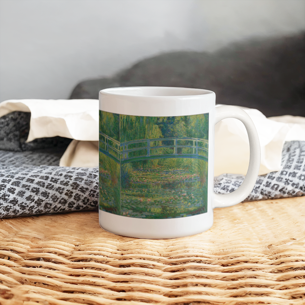 Monet Water Lily Pond Coffee Mug (11 oz) Famous Painting Artwork Cup