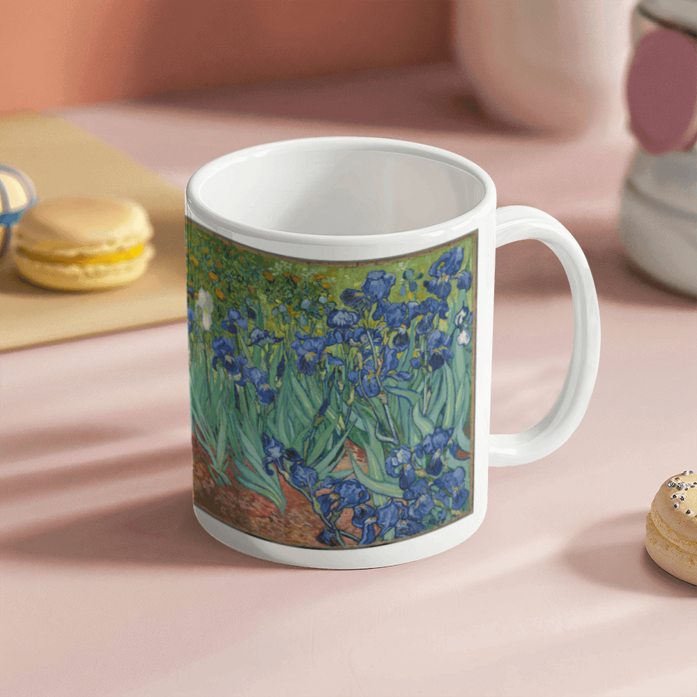 Vincent Van Gogh Irises Coffee Mug (11 oz)