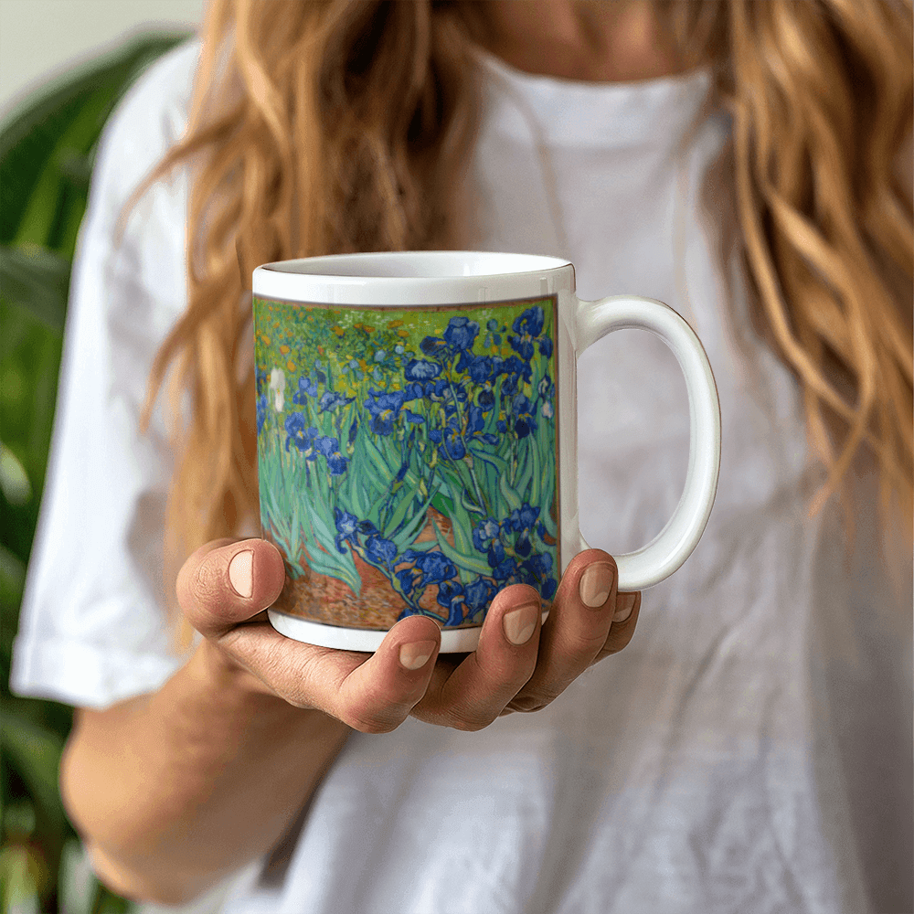 Vincent Van Gogh Irises Coffee Mug (11 oz)