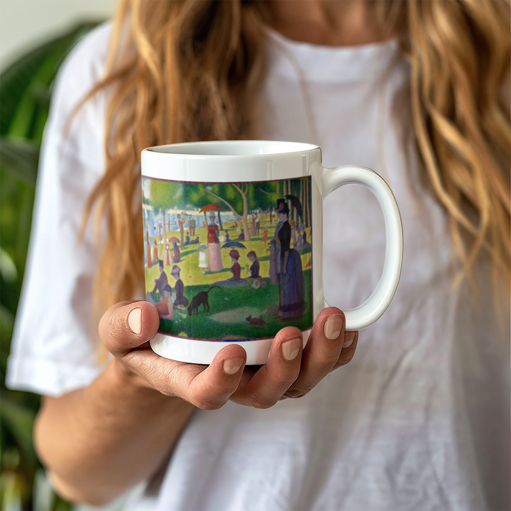 Georges Seurat Coffee Mug (11 oz) A Sunday Afternoon on the Island of La Grande Jatte Famous Painting Mugs for Art Lovers