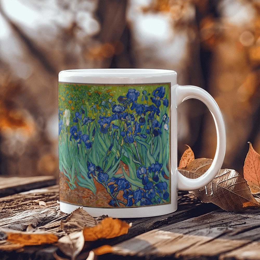 Vincent Van Gogh Irises Coffee Mug (11 oz)