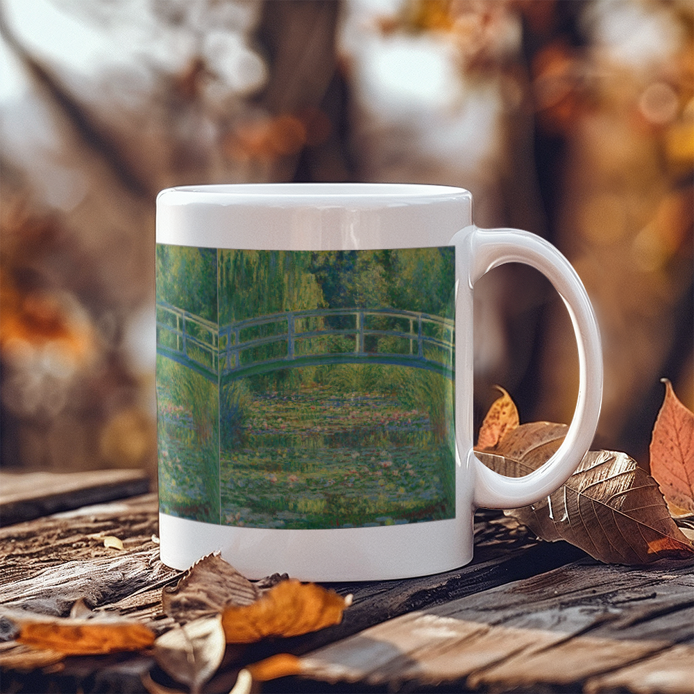 Monet Water Lily Pond Coffee Mug (11 oz) Famous Painting Artwork Cup