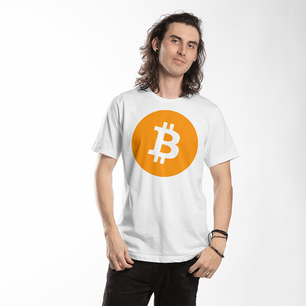 Bitcoin Logo BTC T-Shirt (100% Cotton)