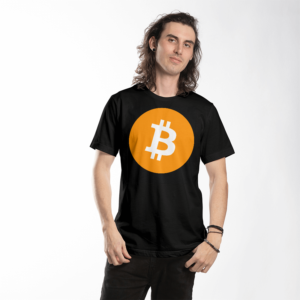 Bitcoin Logo BTC T-Shirt (100% Cotton)