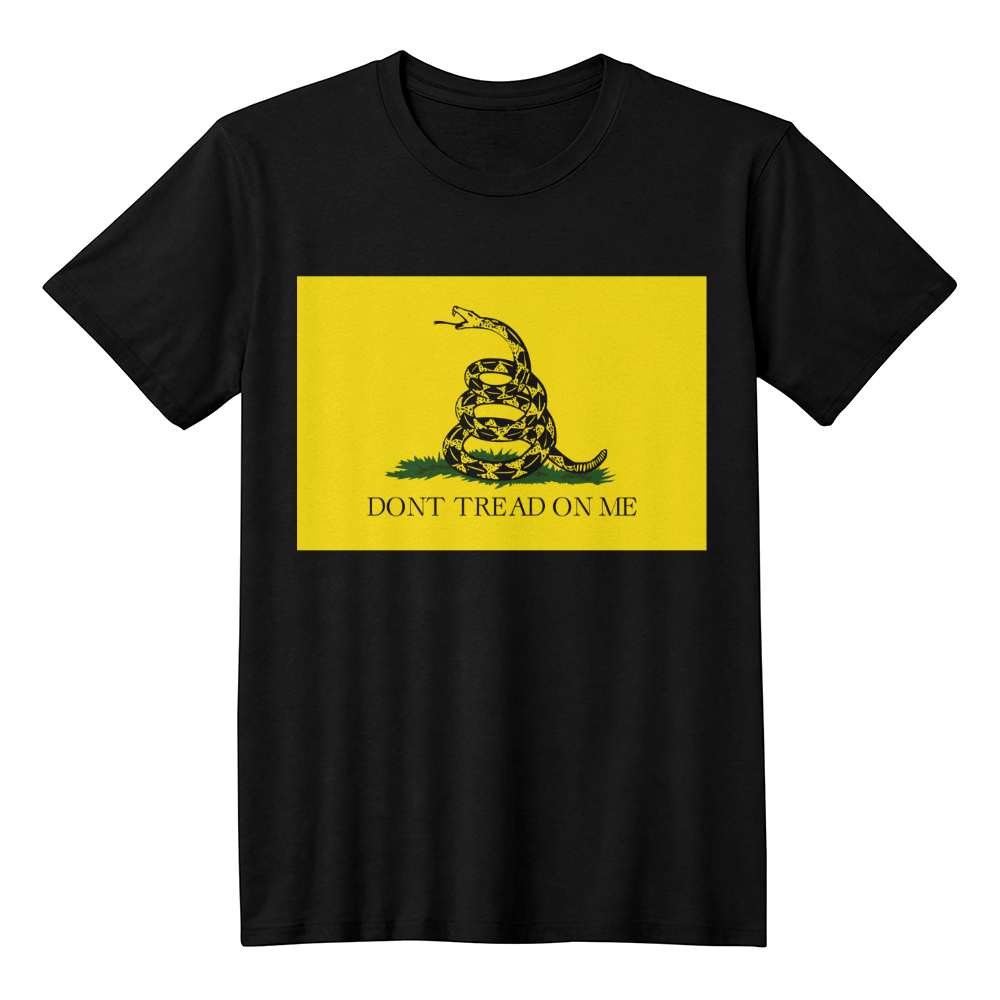 Don't Tread On Me Gadsden Flag Unisex T-Shirt (100% Cotton)