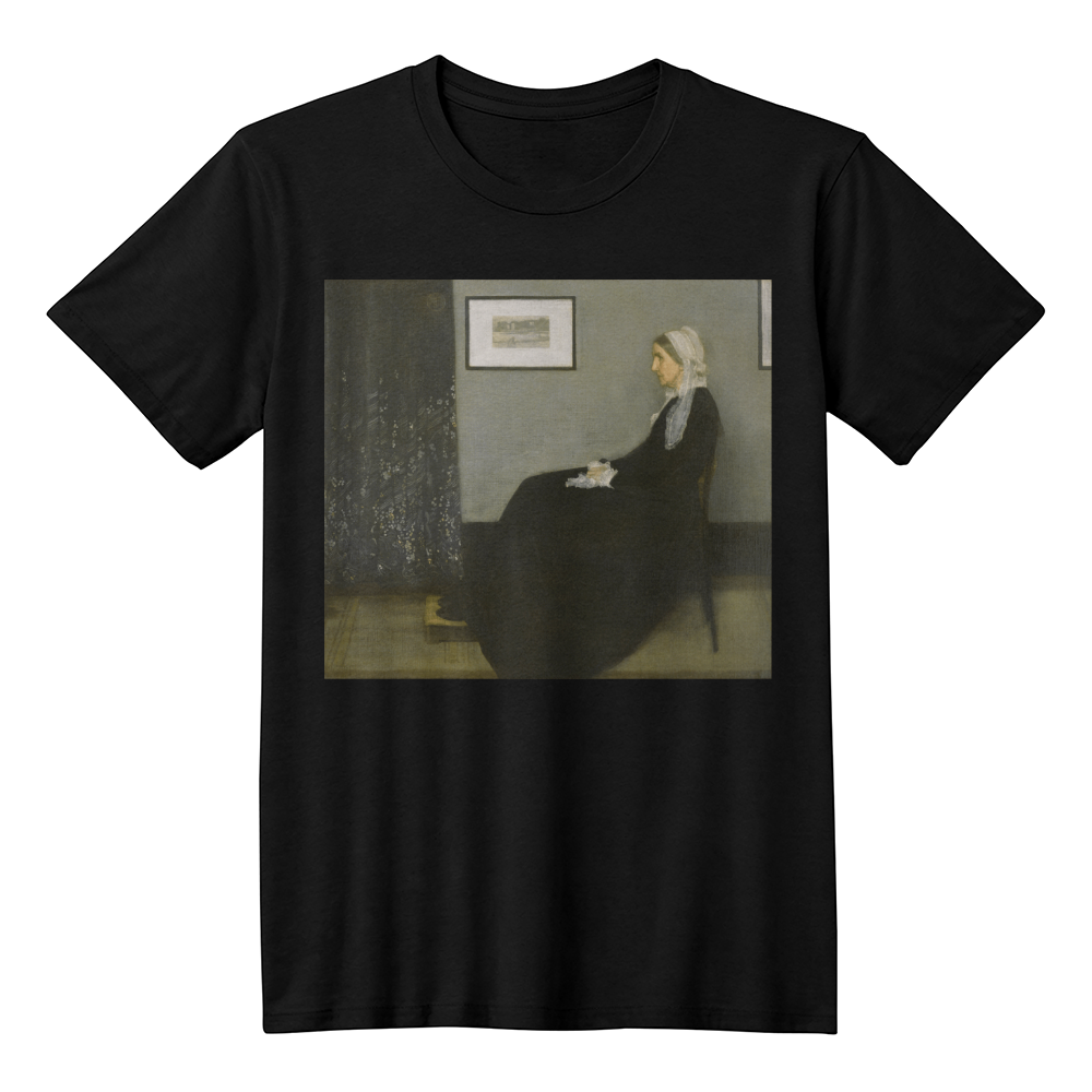 Whistler's Mother Shirt James McNeill Whistler Famous Painting Art Lover T-Shirt (100% Cotton)