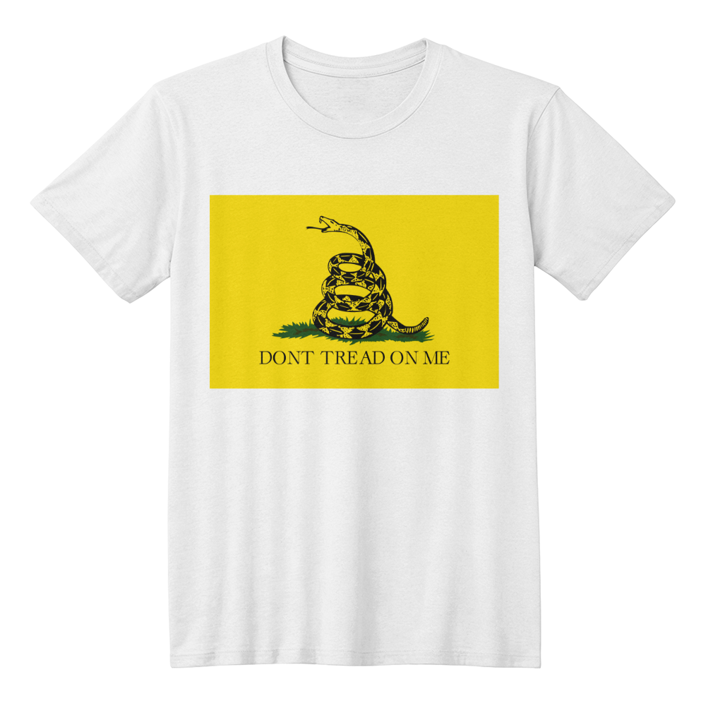 Don't Tread On Me Gadsden Flag Unisex T-Shirt (100% Cotton)