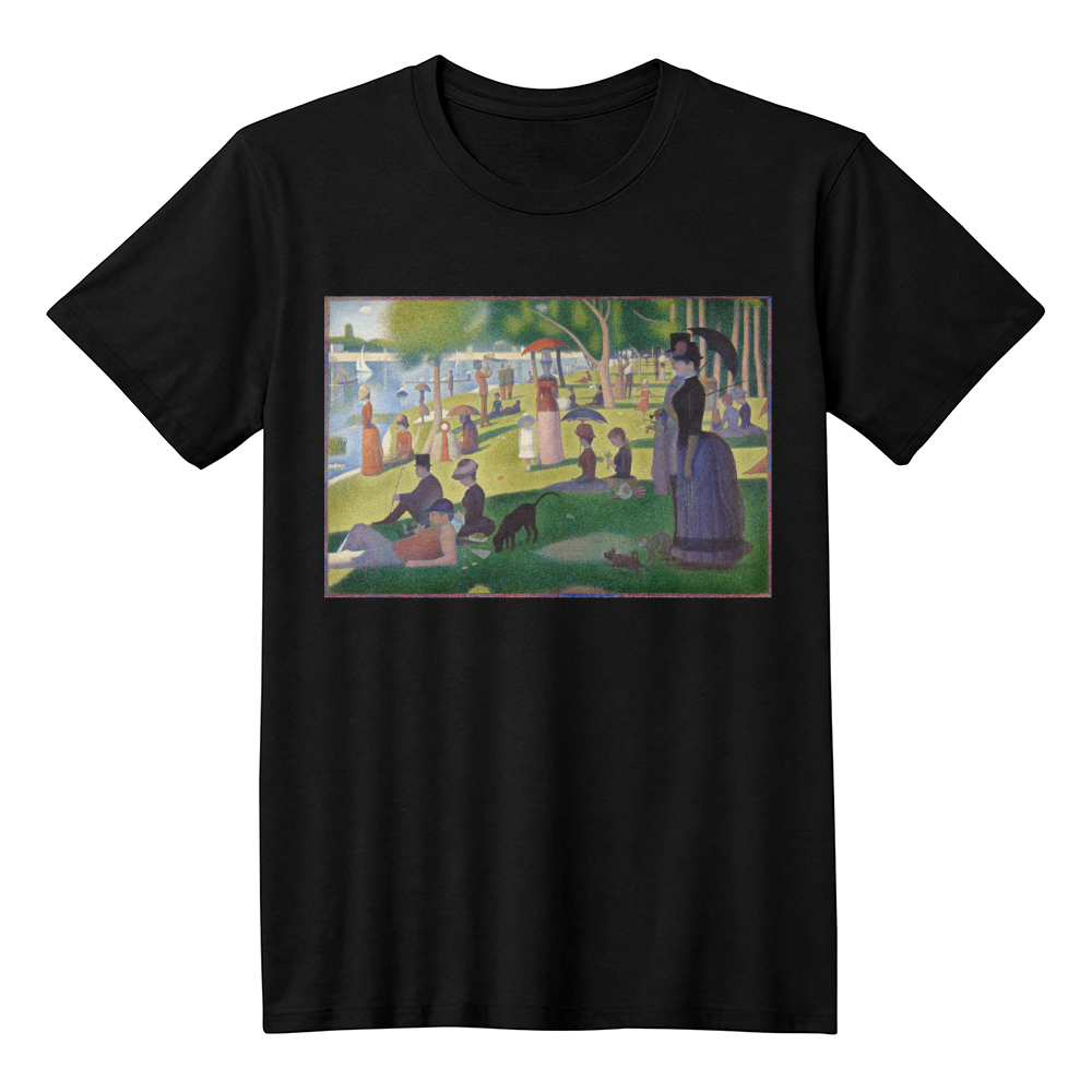 Georges Seurat A Sunday Afternoon on the Island of La Grande Jatte Famous Painting Art Lover T-Shirt (100% Cotton)