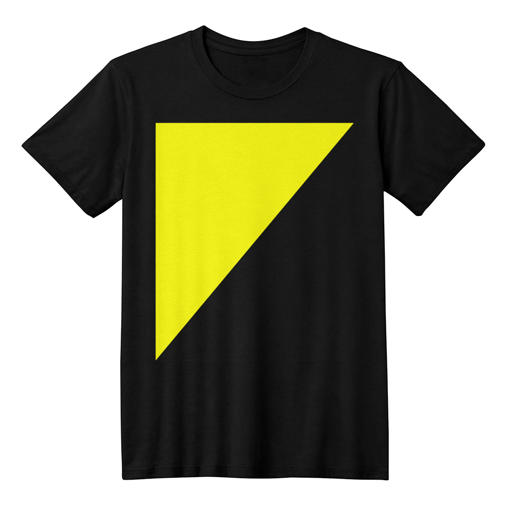 Ancap Flag Hooded Sweatshirt Anarchocapitalist Black and Yellow Anarchist Libertarian Graphic T-Shirt (100% Cotton)