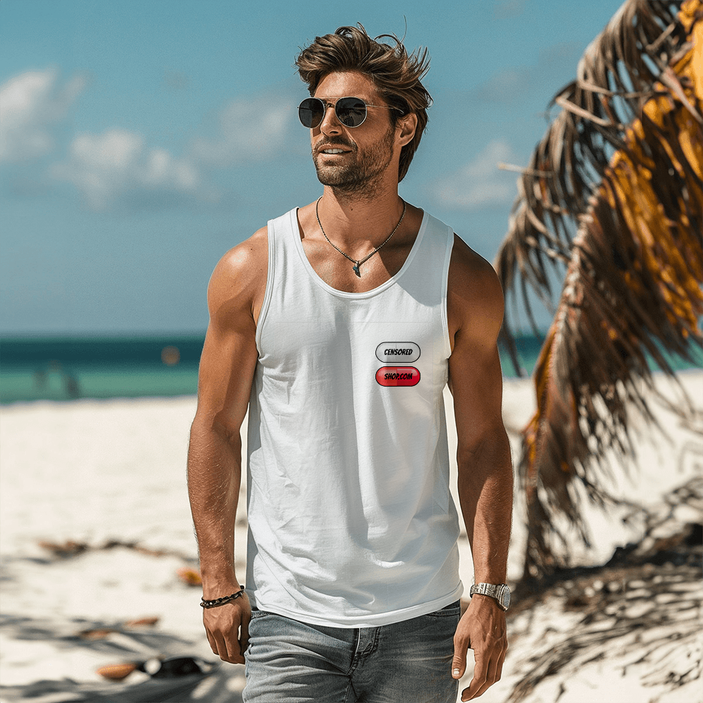 100% Cotton Tank Top (Unisex) CensoredShop Logo