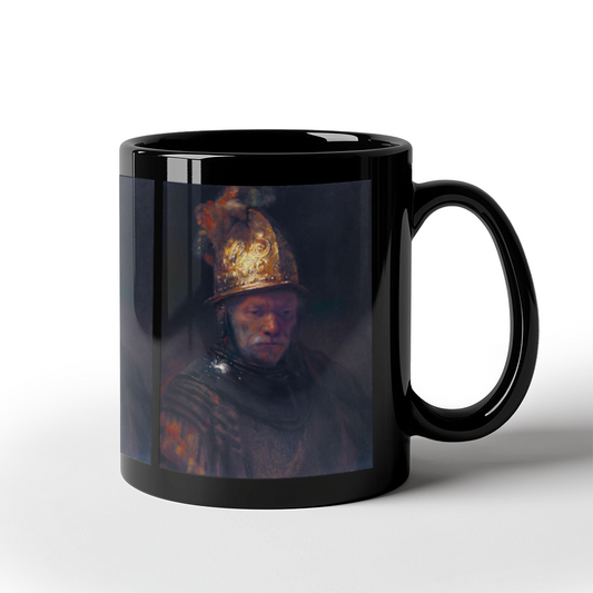 Rembrandt The Man with the Golden Helmet Coffee Mug (11 oz) Famous Painting Artwork Cup