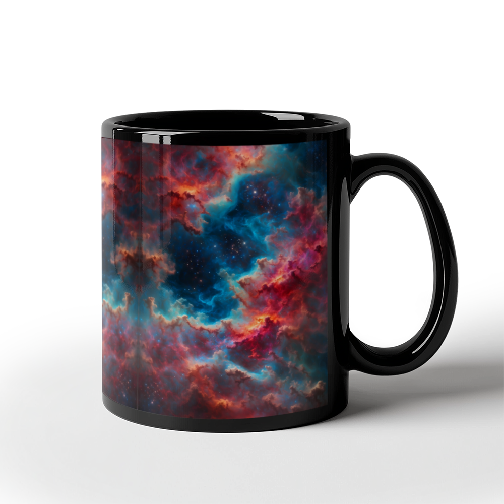 Outer Space Nebula Coffee Mug (11 oz) Cool Gift for Science Lovers