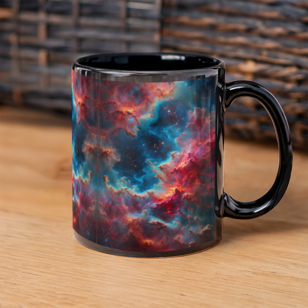 Outer Space Nebula Coffee Mug (11 oz) Cool Gift for Science Lovers