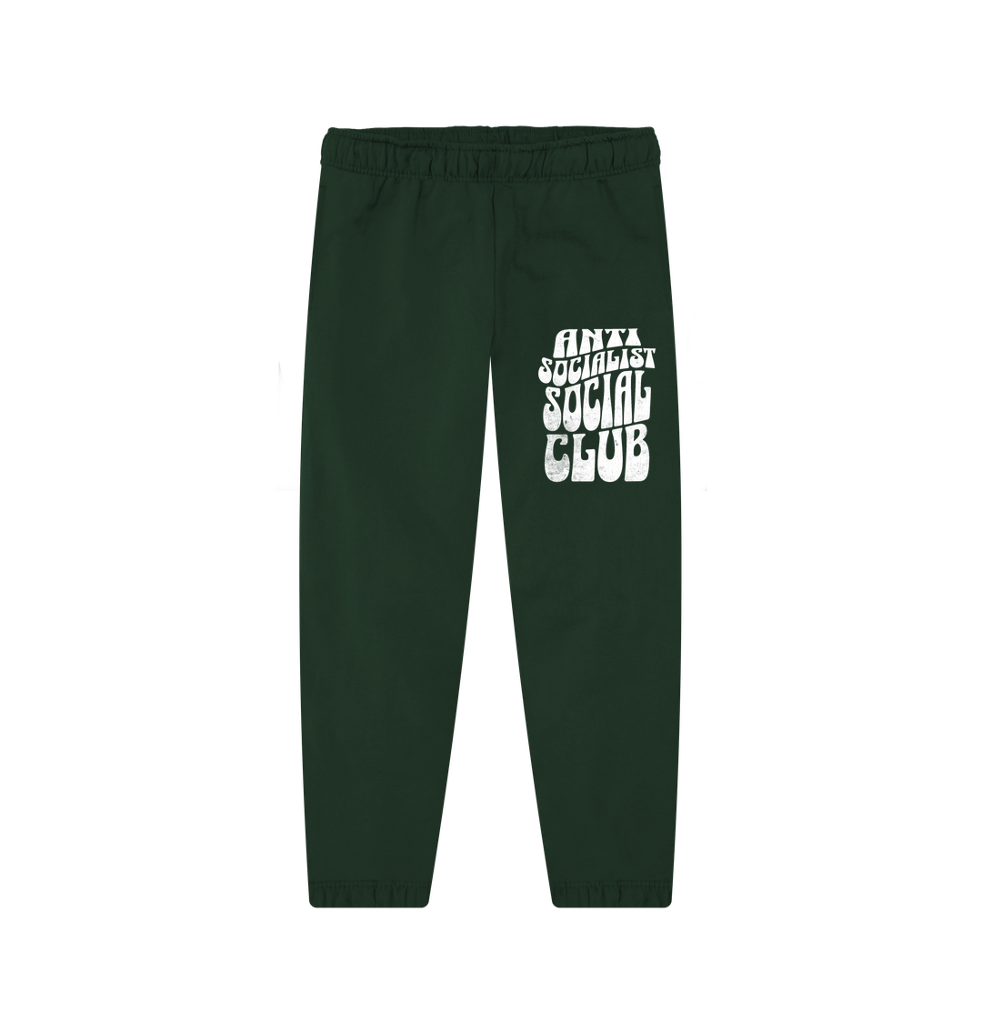 Evergreen Anti Socialist Social Club 100% Organic Cotton Sweatpants (Unisex)